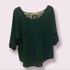 Lace back Detail Blouse